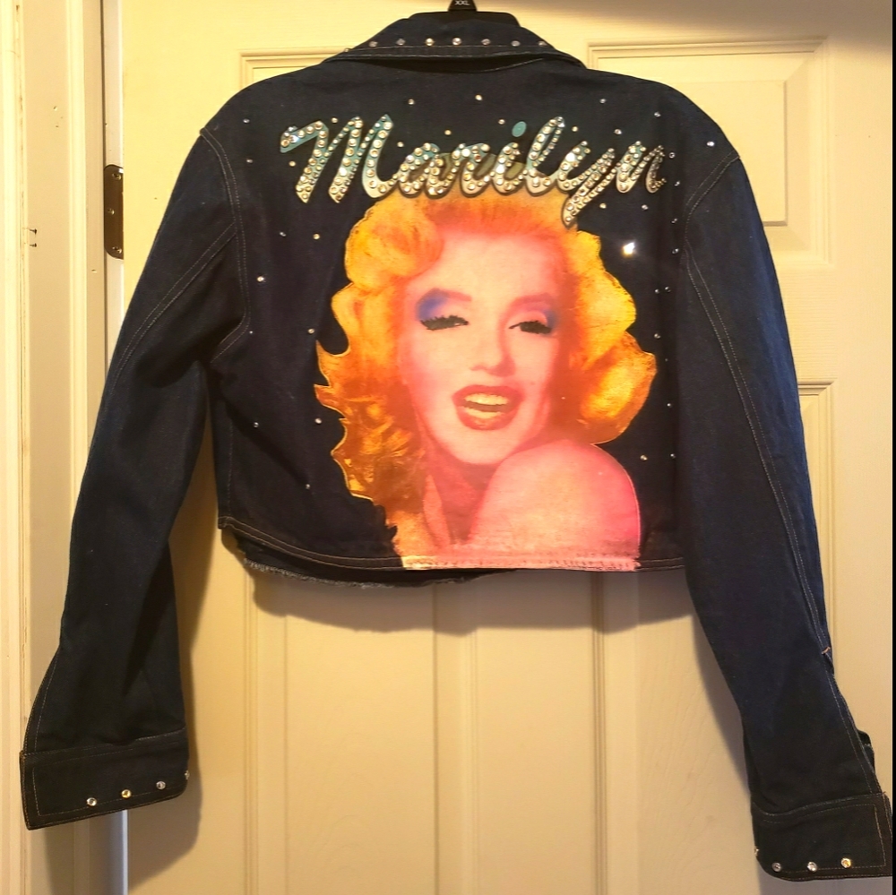 Marilyn Monroe Studed Denim jacket.